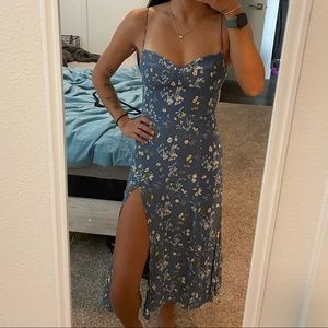 Reformation floral midi dress